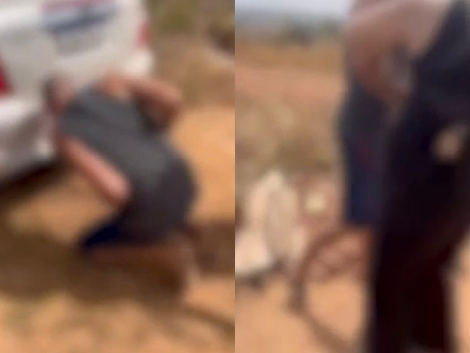 Vídeo mostra homem sendo espancado pelos suspeitos. (Foto: reprodução) advogada agiota