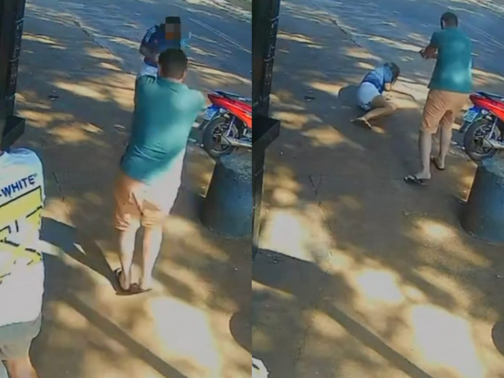 Vítima foi executada em frente a uma distribuidora. (Foto: Reprodução)