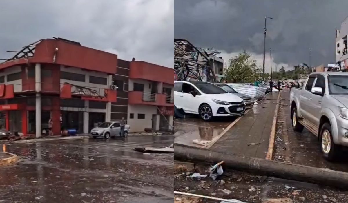 Ciclone causa destruição, deixa 4 mortos e 400 feridos no Paraná
