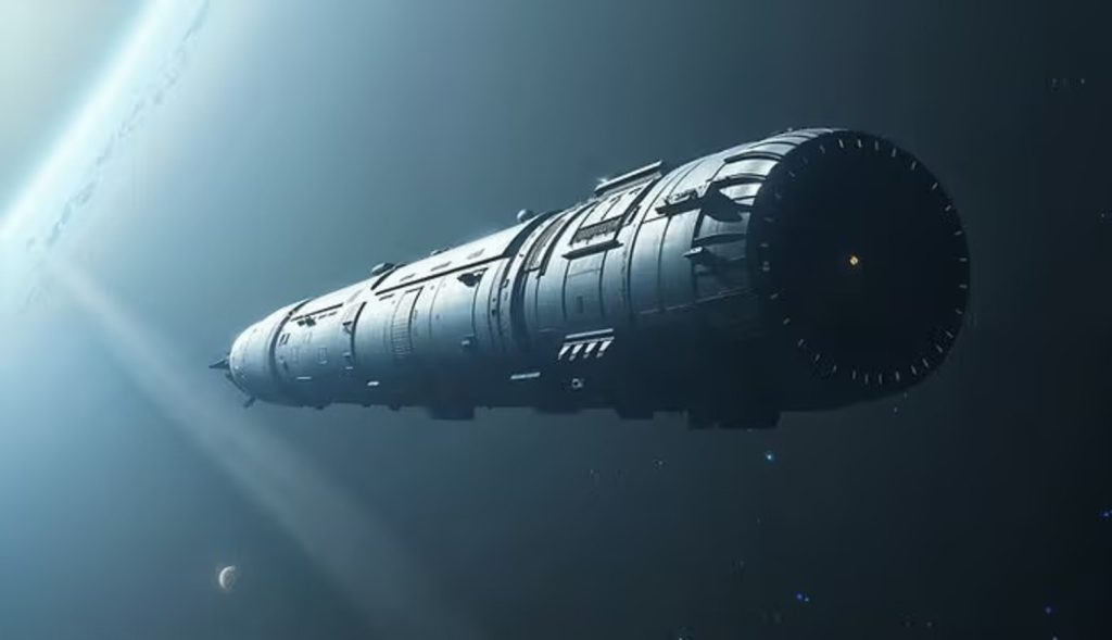 Nave espacial de 58 km de comprimento vai transportar 2.400 pessoas até outro planeta em uma longa jornada de 400 anos