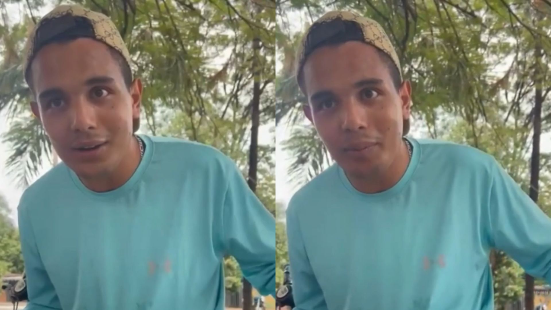 Rodrigo acabou se atrasando para o Enem na primeira vez em que realiza a prova.