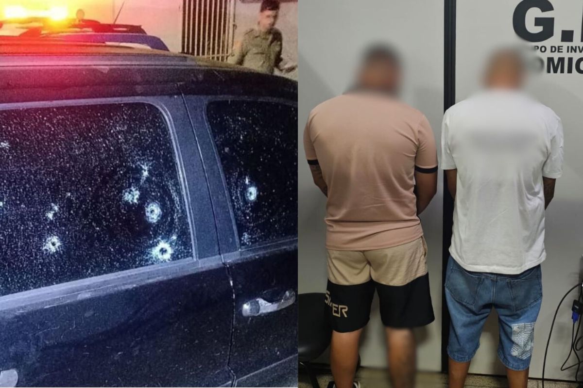 Dupla é presa sob suspeita de tentar executar mãe de desafeto a tiros, em Formosa