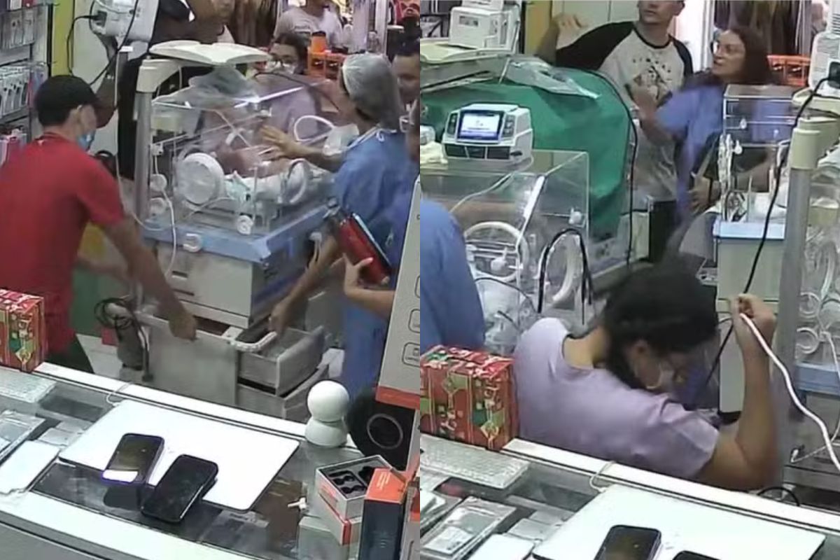 Incêndio atinge hospital em Fortaleza e bebês em incubadoras são evacuados