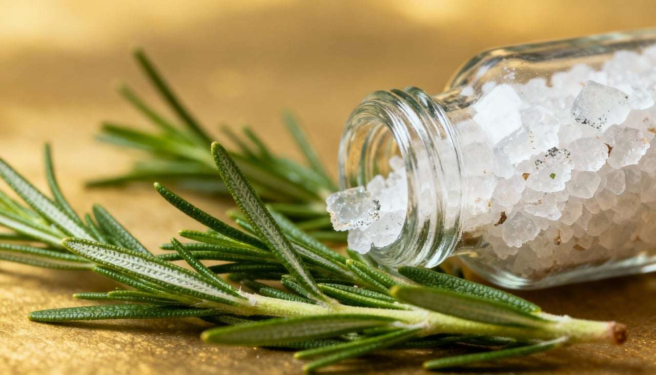 alecrim e sal grosso boas energias em casa