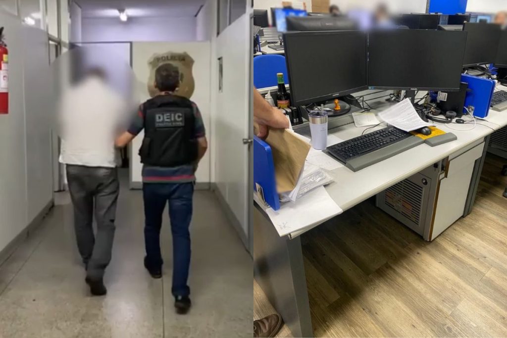 Gerente de banco é preso em Goiânia após ser flagrado tentando desviar R$ 48 milhões