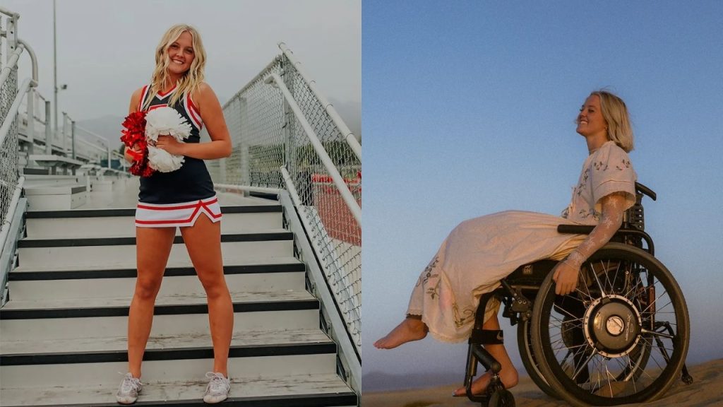 Líder de torcida do ensino médio fica paralítica aos 16 anos após ‘aventura divertida’ em encontro duplo