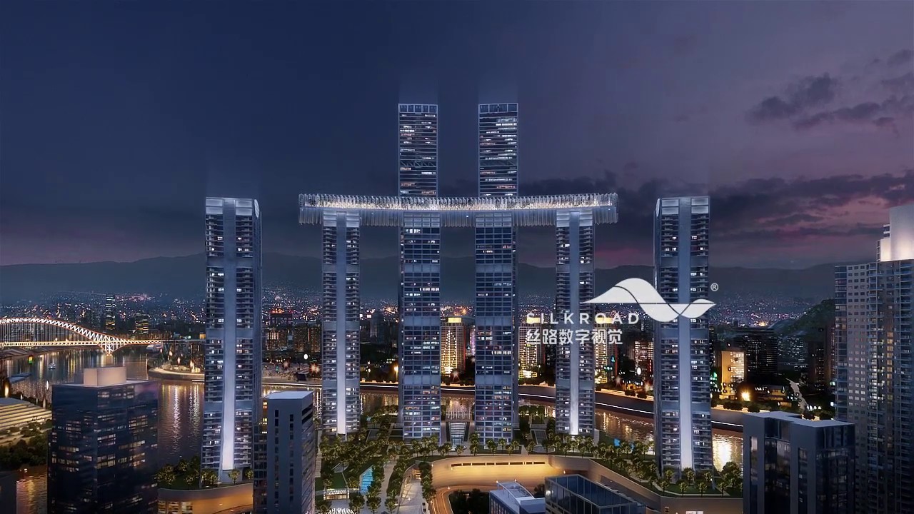 Cidade na China desafia a lógica: prédios têm ruas com carros passando e comércios funcionando em vários andares