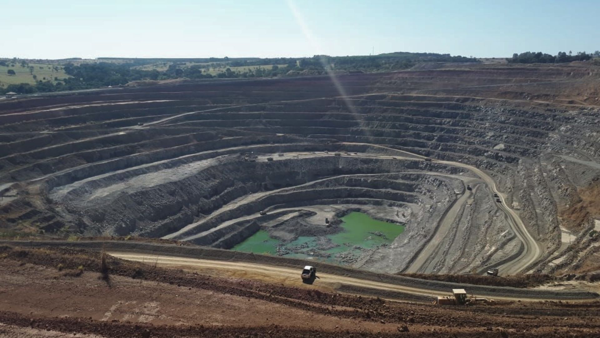 Mina Boa Vista, que faz parte da operação de Ouvidor.