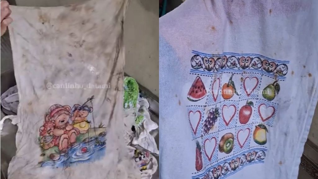 Como fazer a limpeza do pano de prato da maneira correta (assim ele não vai estragar)