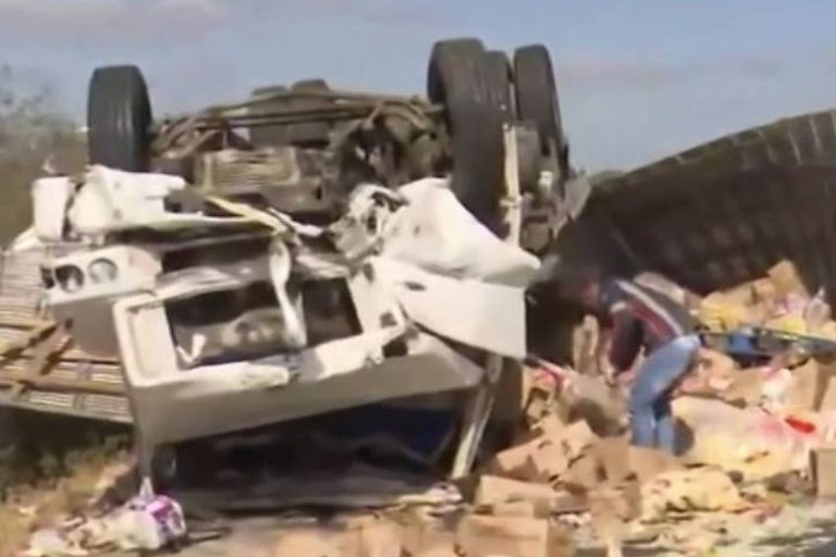 Cinco pessoas morrem em acidente em rodovia no interior da Paraíba