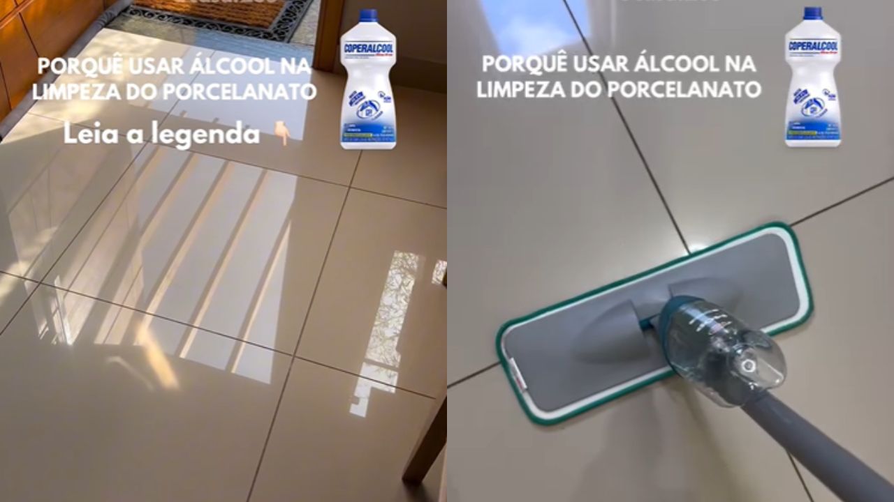 Truque de limpeza que quem tem porcelanato em casa precisa aprender