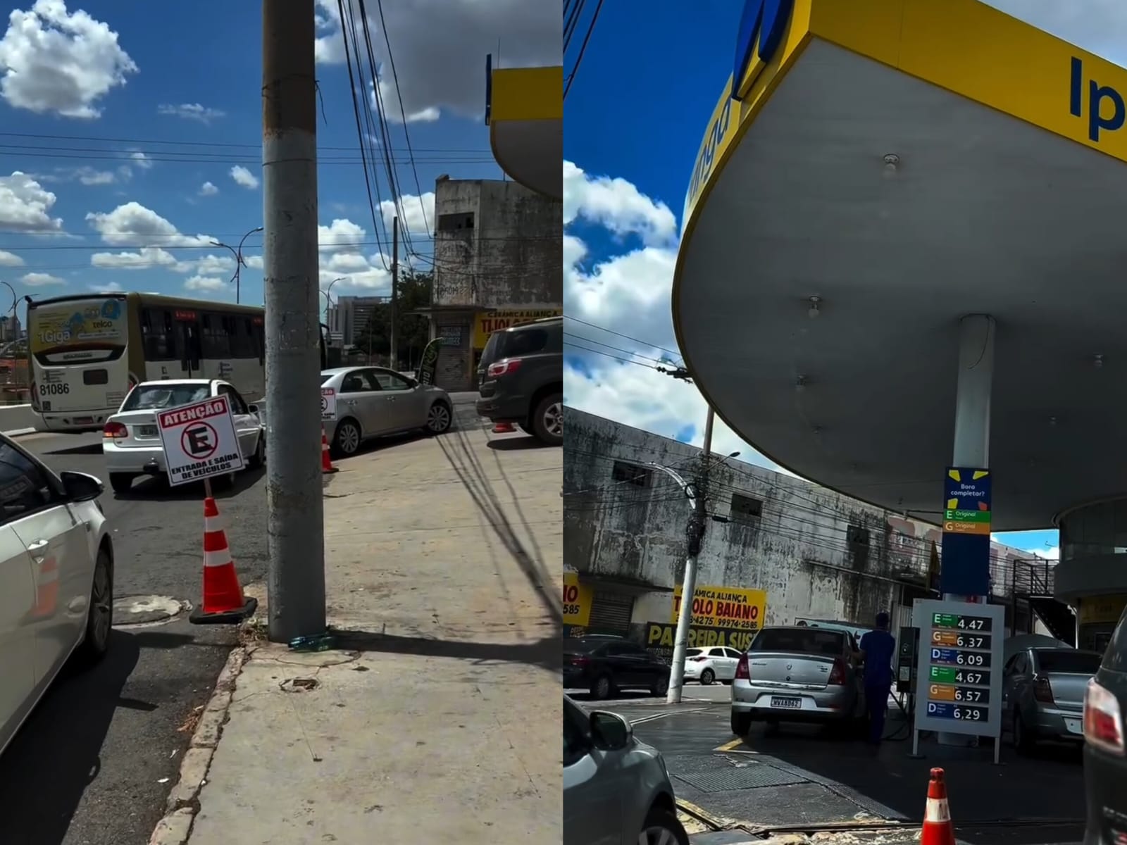 posto de combustível