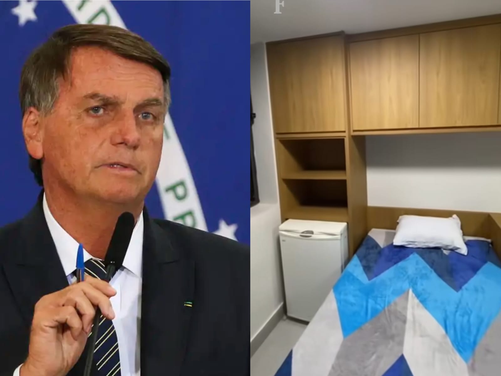 Sala da PF onde Bolsonaro deve ficar preso em Brasília tem banheiro privativo