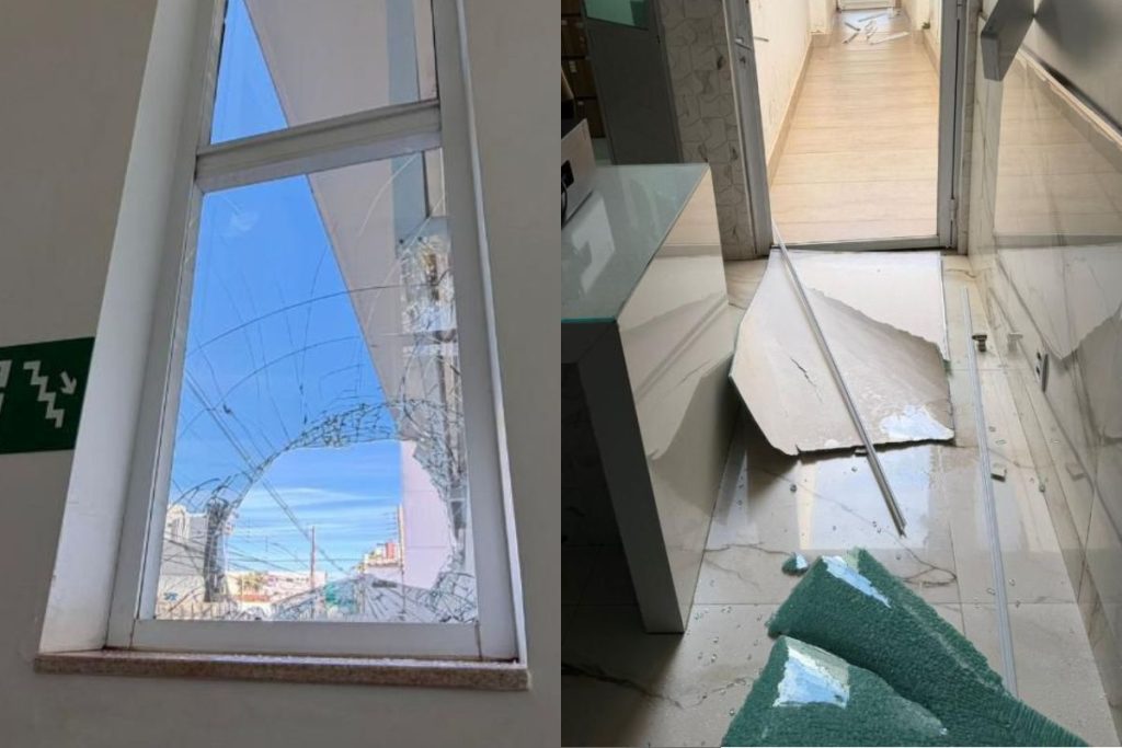 Homem invade clínica em Anápolis, quebra tudo e pede “socorro” à polícia