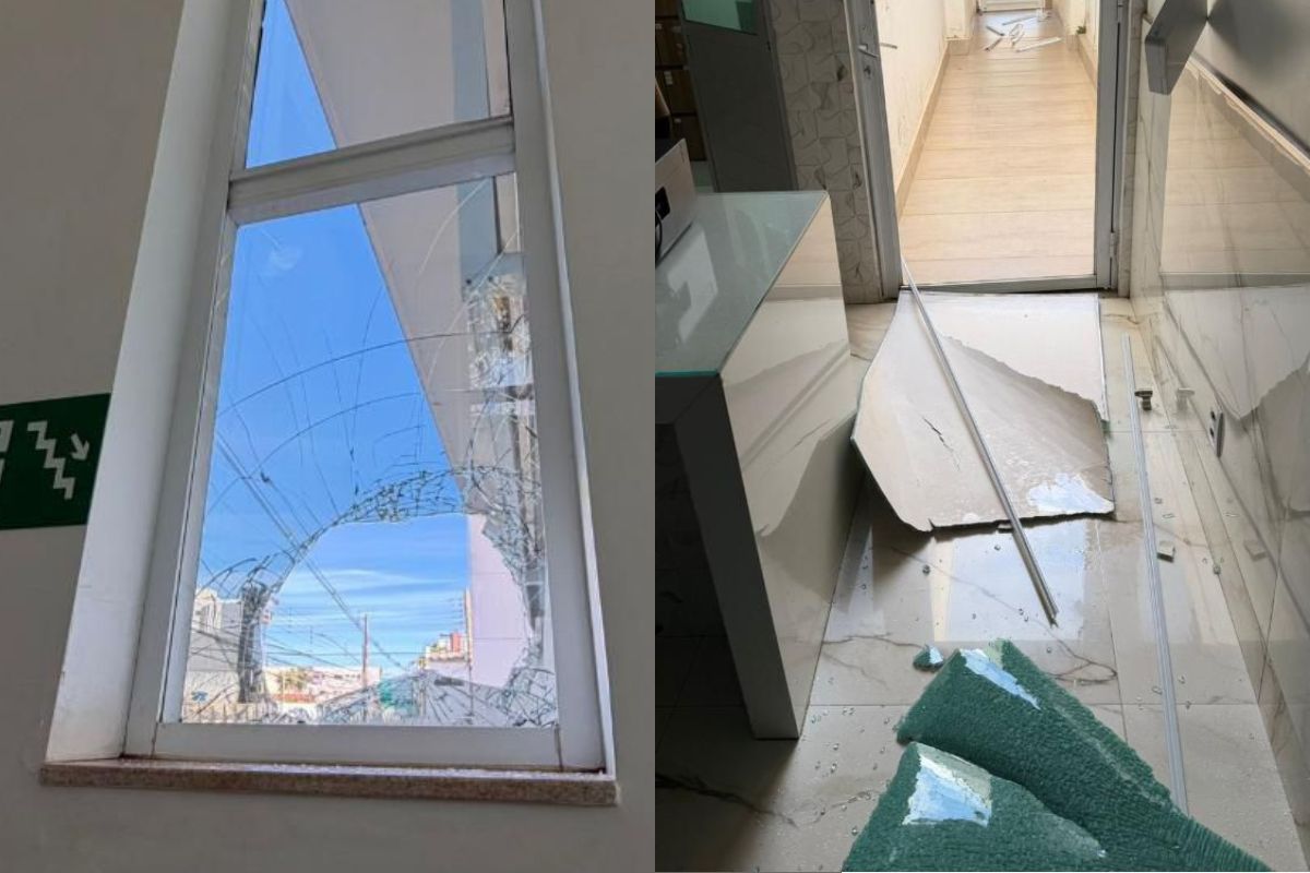 Homem invade clínica em Anápolis, quebra tudo e pede “socorro” à polícia
