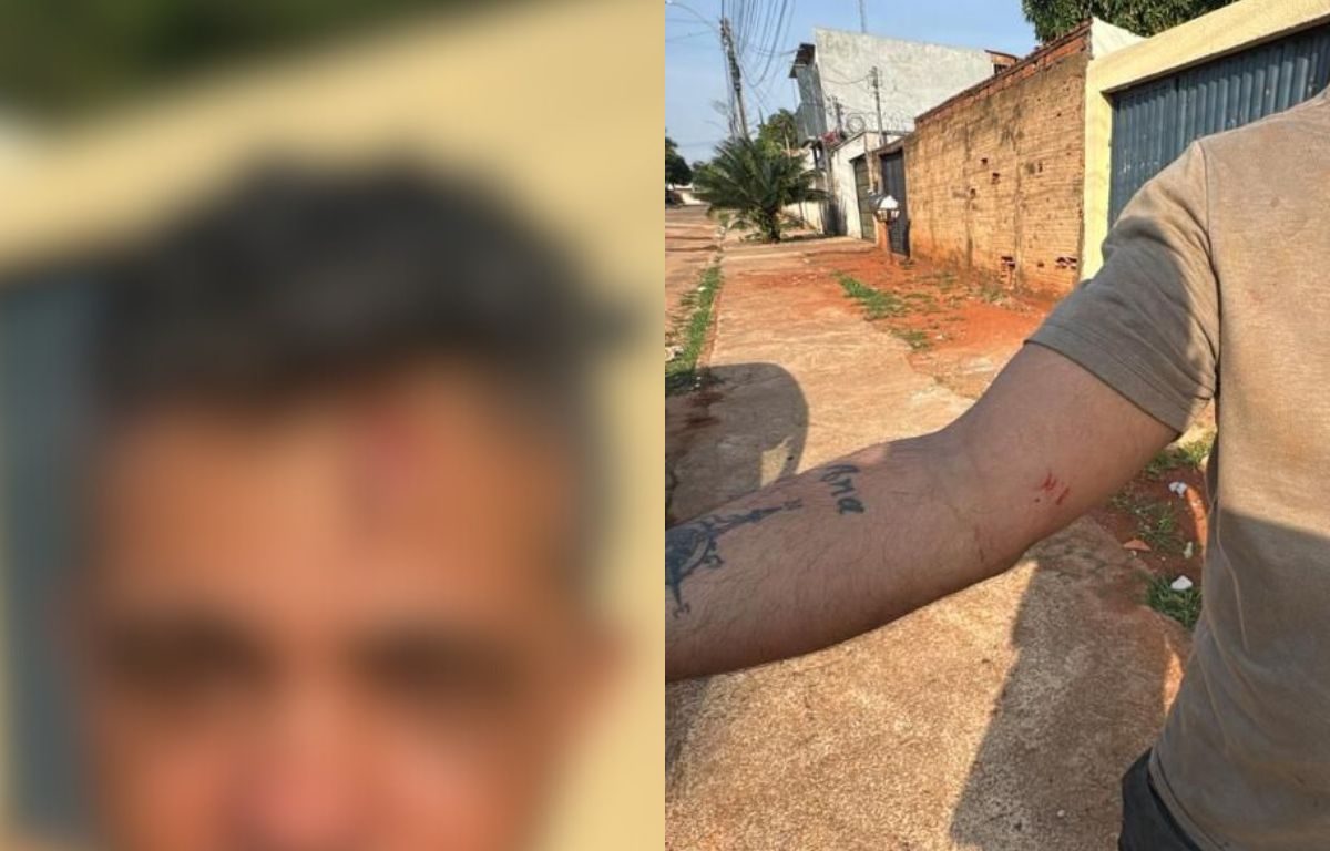 “Vou beber seu sangue”: mulher invade casa do ex, quebra portão e o agride com tijoladas, em Trindade