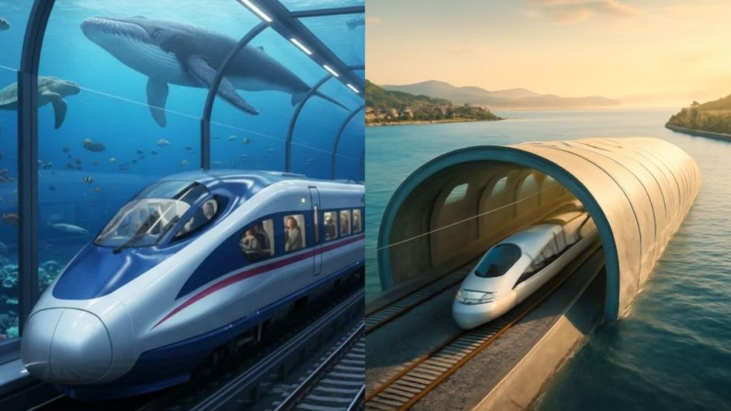 Trem submarino de alta velocidade mais longo do mundo está sendo construído: ele viajará sob o oceano e conectará dois continentes em minutos