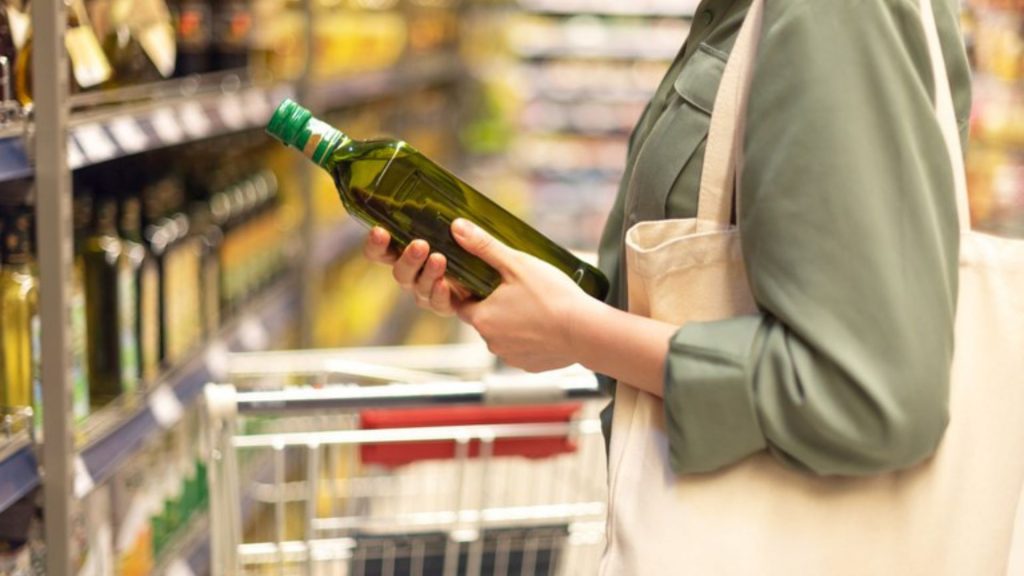 Azeite de oliva retirado do supermercado