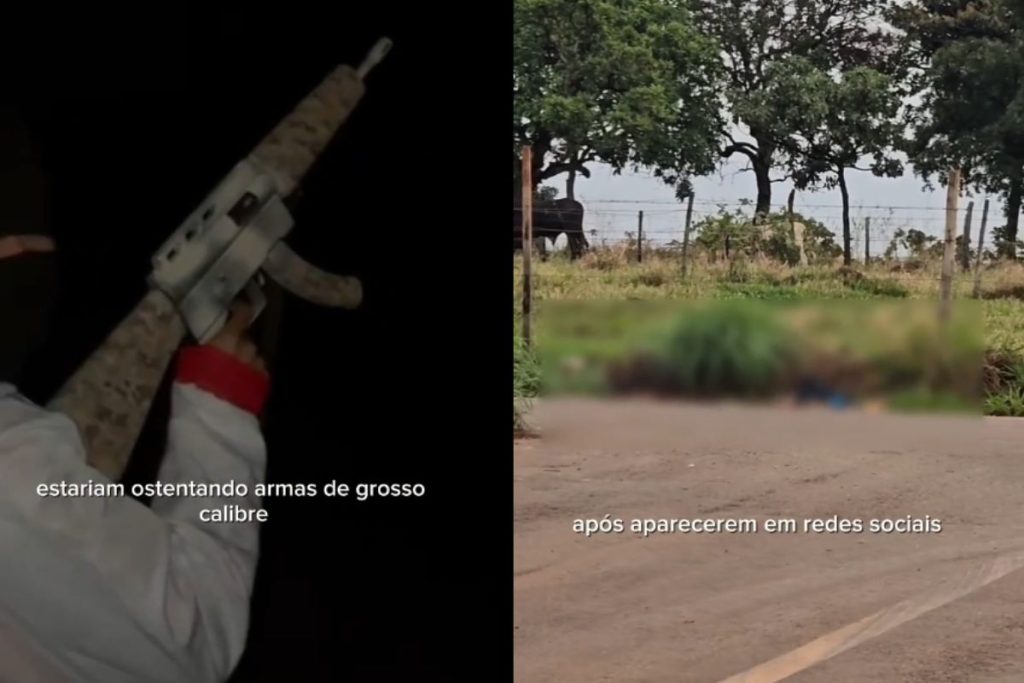 Membros do Comando Vermelho que ostentavam fuzil em redes sociais são mortos em confronto com a PM em Goiás PM
