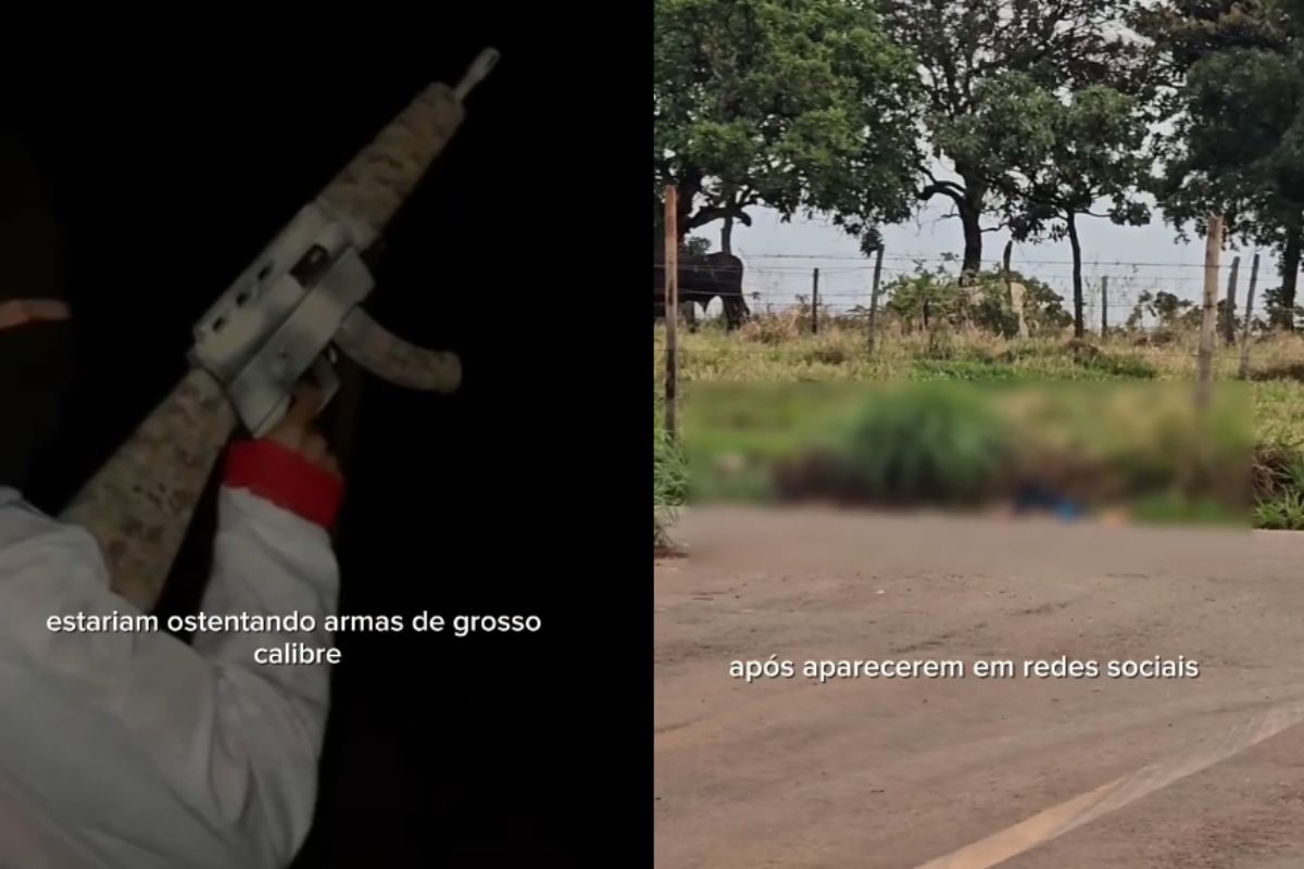 Membros do Comando Vermelho que ostentavam fuzil em redes sociais são mortos em confronto com a PM em Goiás PM