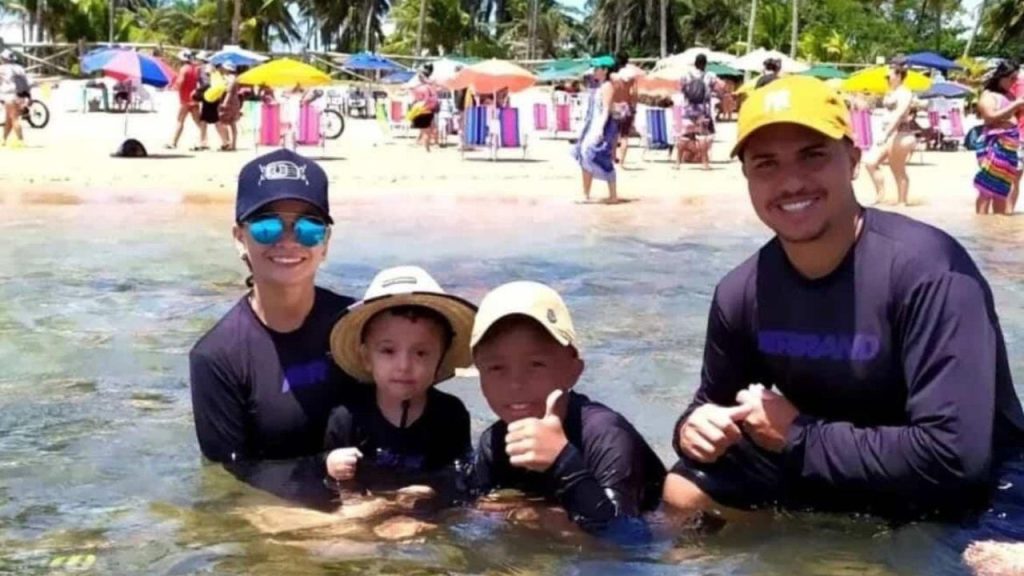 Família acidente luto