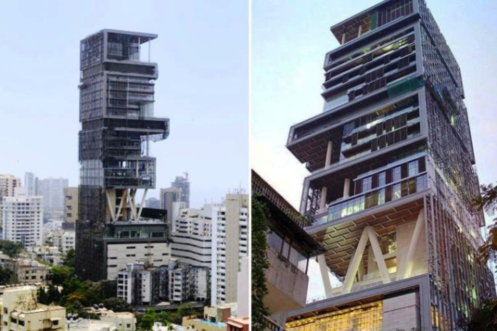 mansão de 2 bilhões de dólares na India