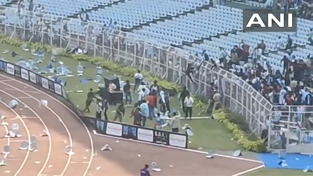 Evento com Messi na Índia é interrompido após caos e vandalismo em estádio