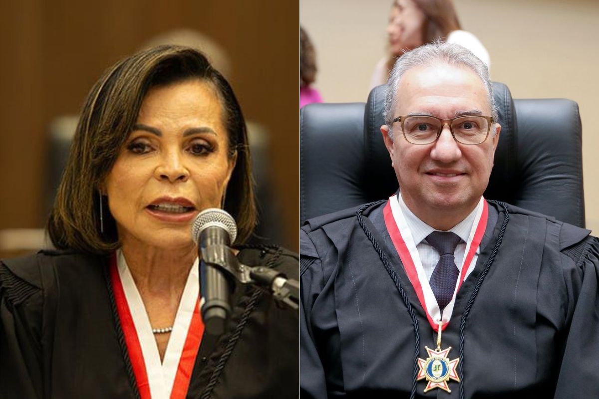 Edna Maria Ramos da Hora e Augusto César Rocha Ventura tomam posse como desembargadores do TJGO.