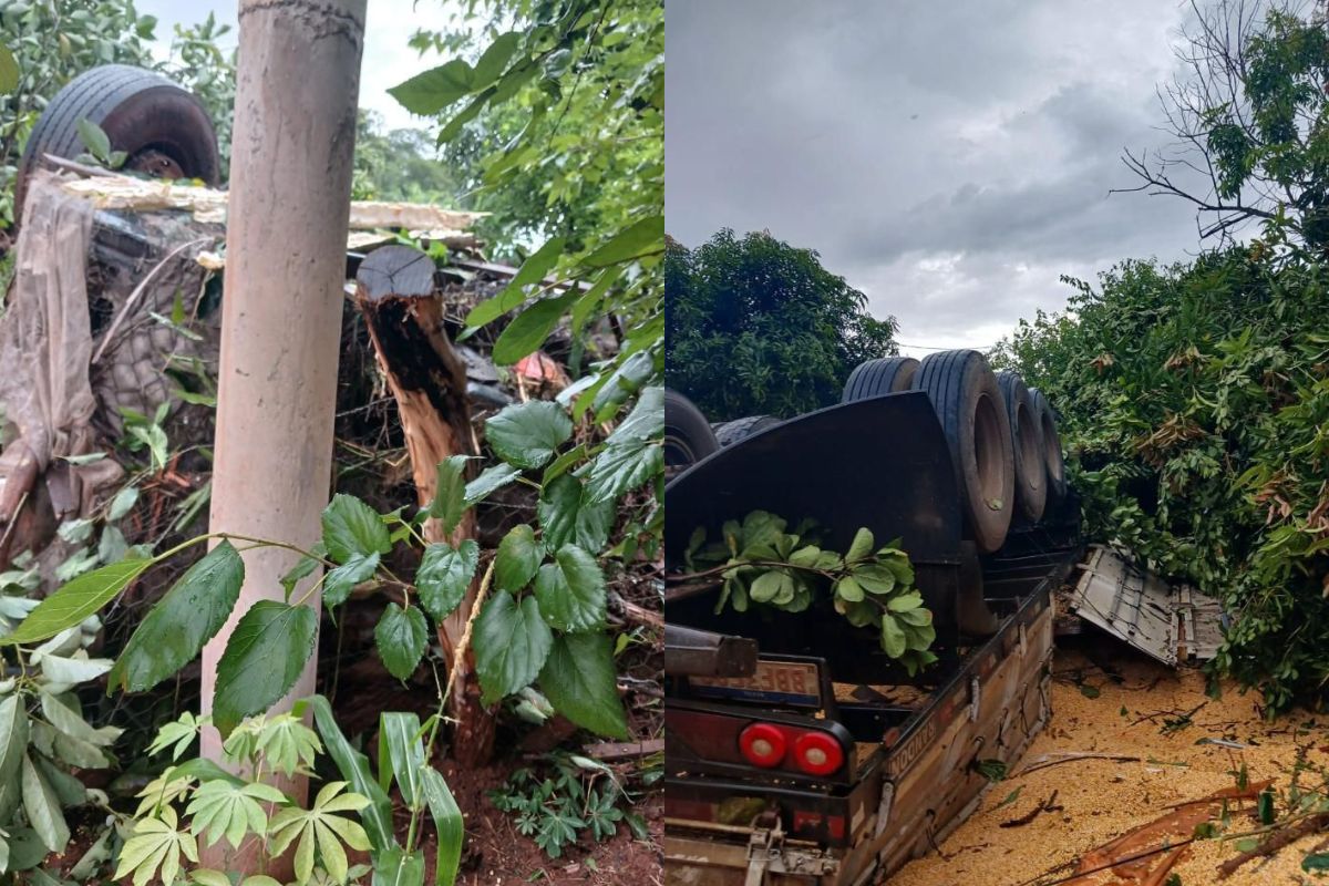Acidente com caminhão na GO-174 deixa uma pessoa morta em Rio Verde