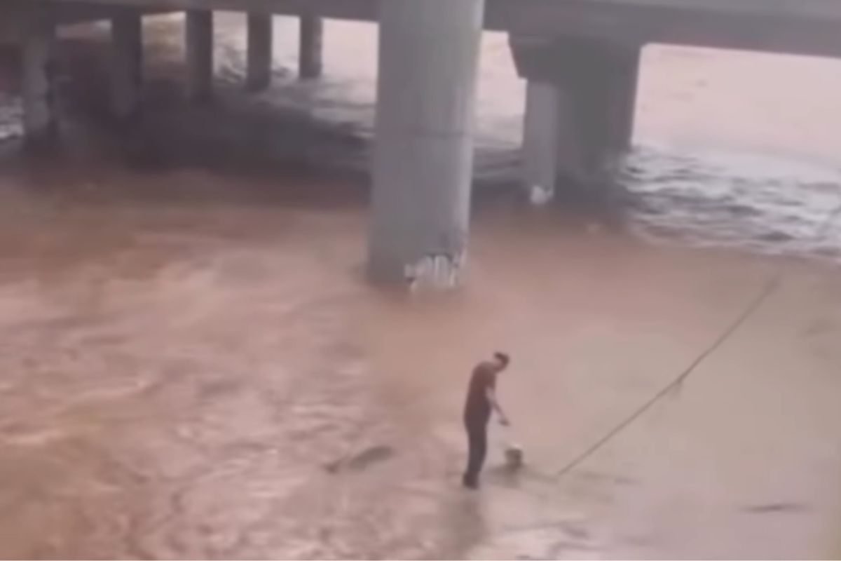 Filha revela momentos de desespero após pai ficar ilhado em Goiânia: “graças a Deus os bombeiros socorreram”