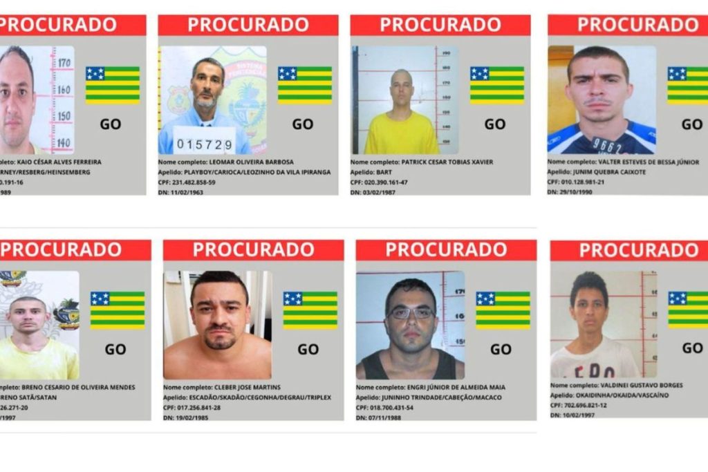Saiba quais são os criminosos mais buscados de Goiás e qual crime cometeram