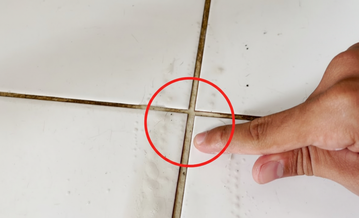 Remover sujeira do rejunte