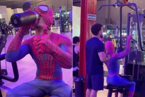Homem-Aranha é visto treinando em academia de Anápolis.