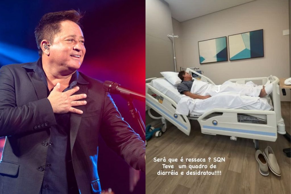 Cantor Leonardo é internado às pressas em hospital de Goiânia