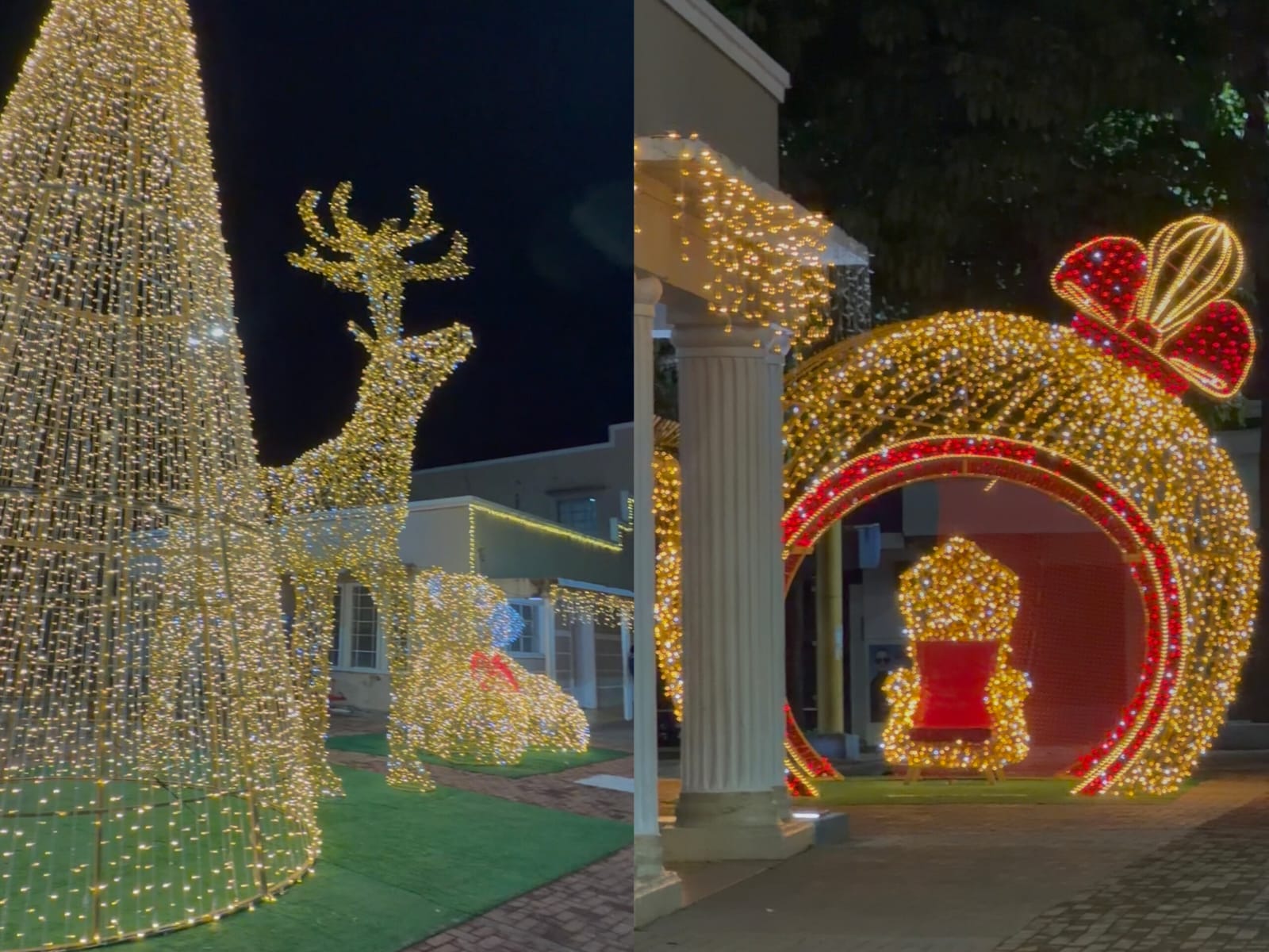 Praça Bom Jesus ganha vida e se torna o centro do Natal em Anápolis com pista de gelo e diversão para toda a família