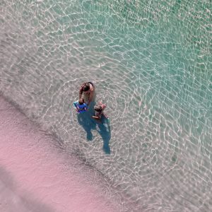 praia que muda de cor