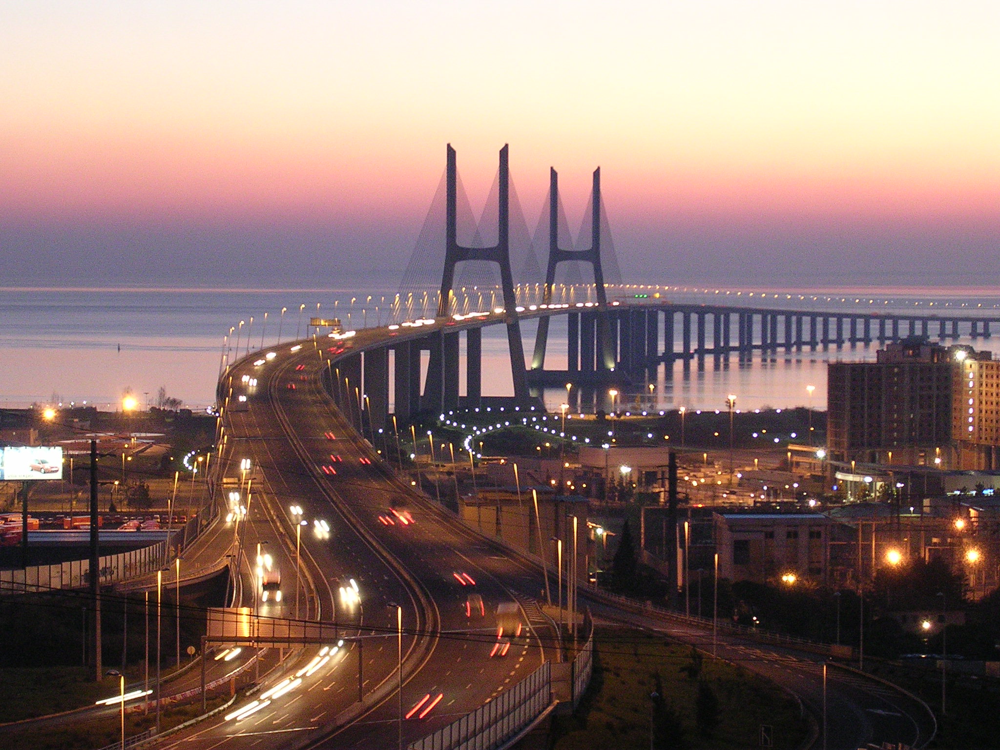 ponte Vasco da Gama em Portugal