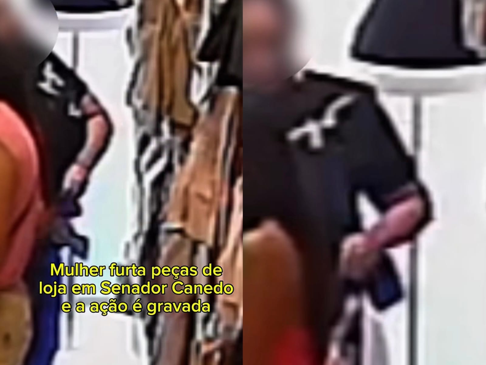 Furtos aconteceram durante a Black Friday. (Foto: @hbelt.loja)