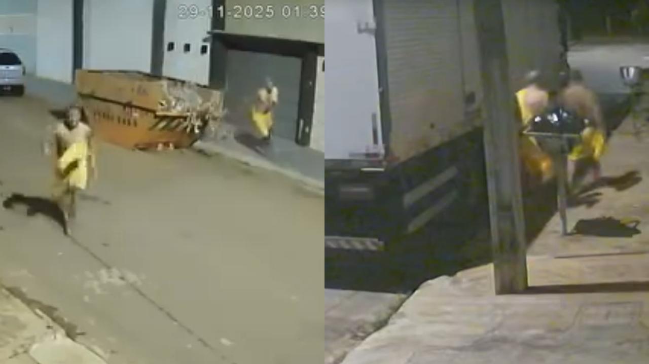 Câmeras flagraram detentos do presídio de Anápolis momentos após fuga