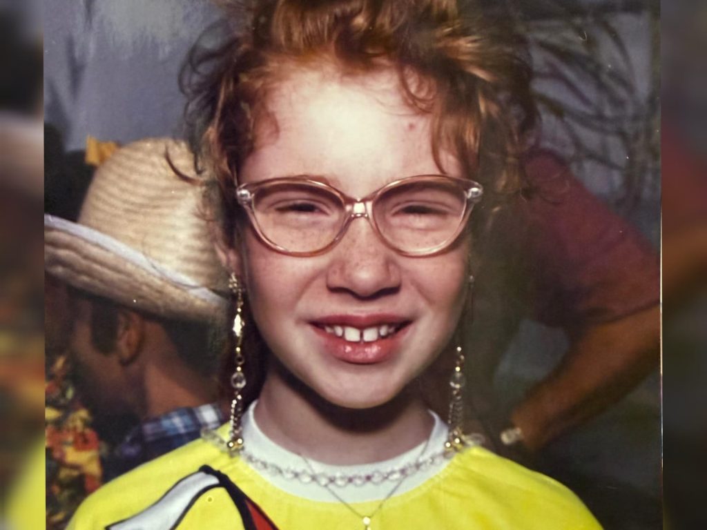 Foto de Andreia, ainda quando criança. (Foto: Arquivo Pessoal)