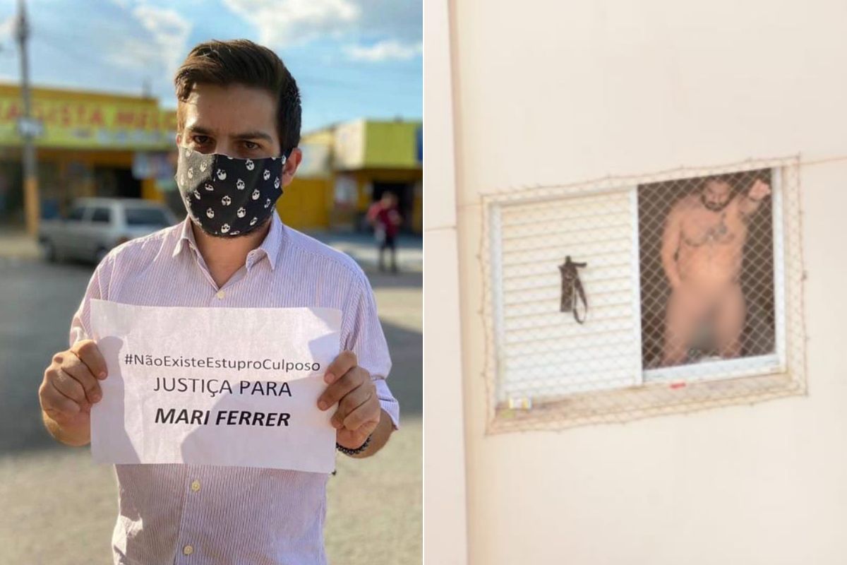 Assessor de deputado que se masturbava na janela de prédio de luxo em Goiânia minimiza o ato obsceno