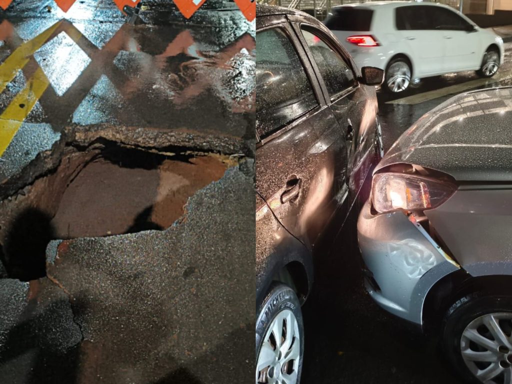 Forte chuva em Anápolis deixou rastro de destruição. (Foto: Davi Galvão)