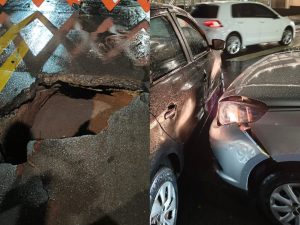 Forte chuva em Anápolis deixou rastro de destruição. (Foto: Davi Galvão)