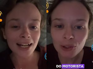Turista fez desabafo após corrida com motorista de aplicativo em Goiânia. (Foto: TikTok/@a.gringa.aleatoria)