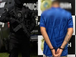 Jovem foi preso pela Polícia Civil (PC). (Foto: Divulgação) festa