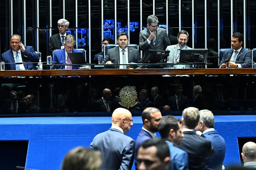 Sessão em que o Senado aprovou o PL da Dosimetria.