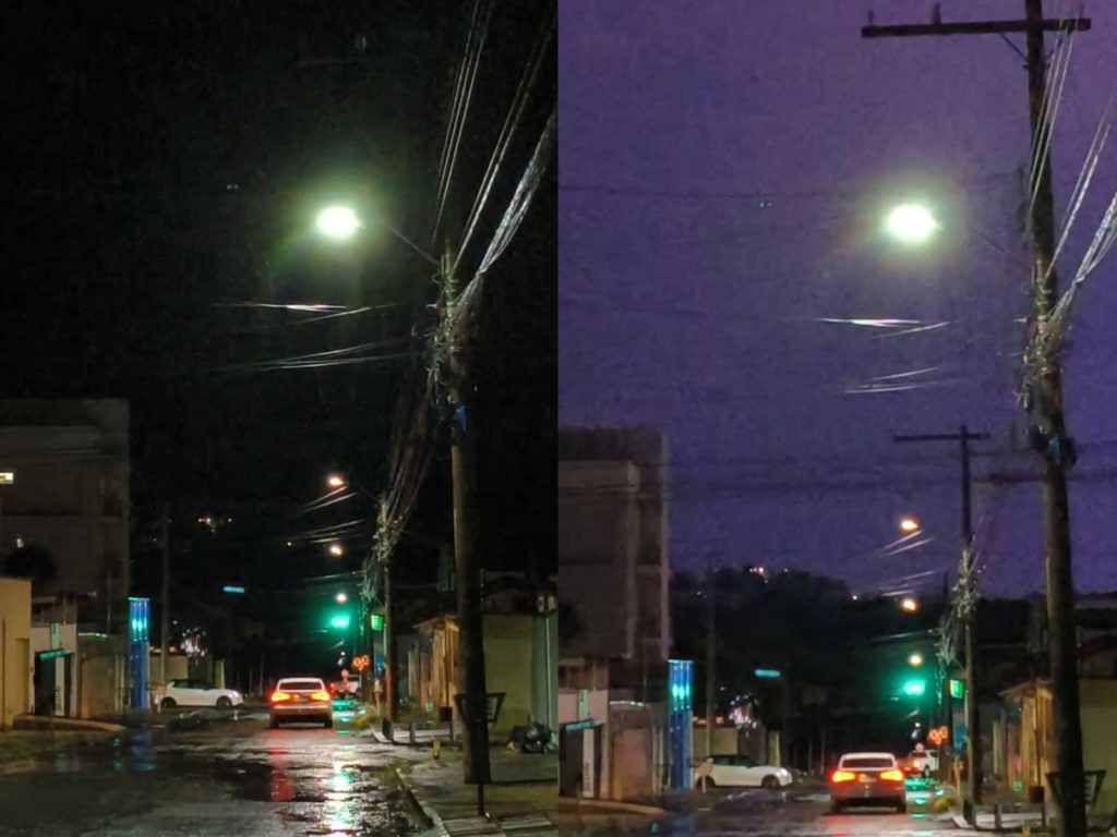 Tempestade marcou trégua ante onda de forte calor(Foto: Davi Galvão)