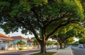 Árvore que da sombra o ano inteiro