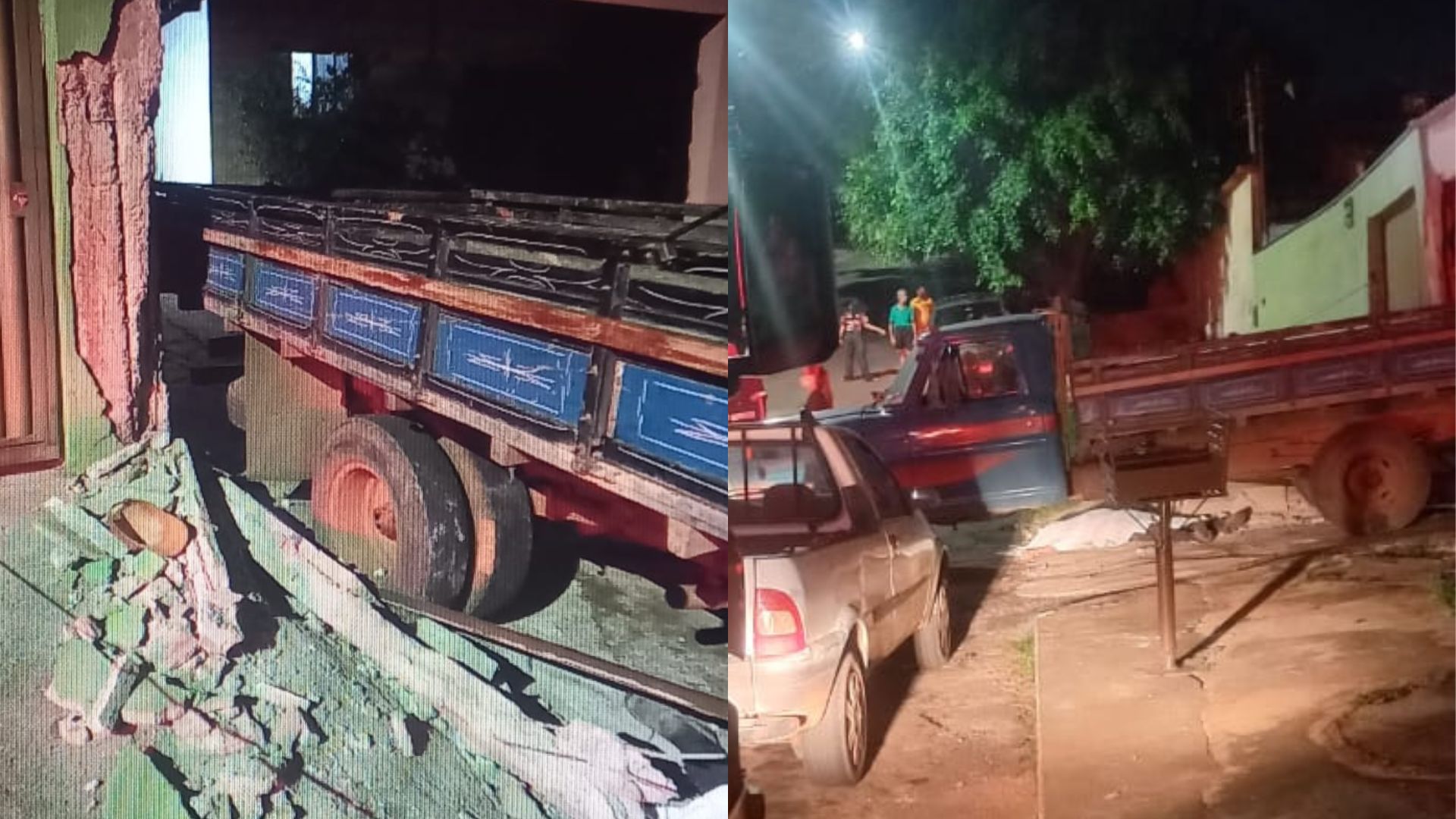 Motorista foi atropelado pelo próprio caminhão.