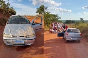 Mulher é ejetada para fora de carro e morre após capotamento em Morrinhos